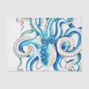 Papier Mousseline Style de bande dessinée bleue