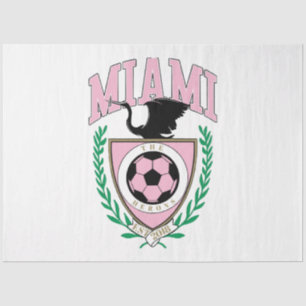 Papier Mousseline Style Varsity de football de Miami