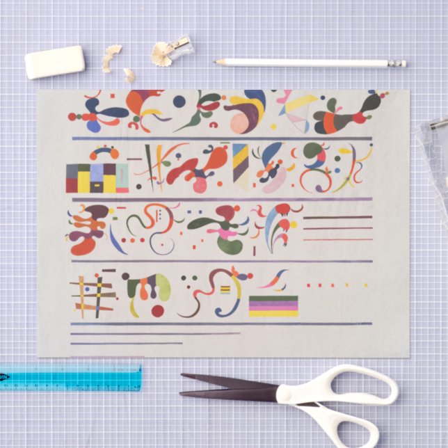 Papier Mousseline Succession, Kandinsky  (Artisanat)