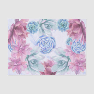 Papier Mousseline Succulents Moderne Chic Fête des mariées en marbre