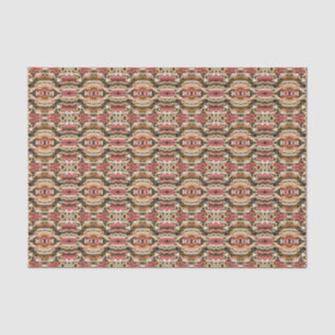 Papier Mousseline Sud-Ouest Squiggly Laid Terre Tone Abstrait