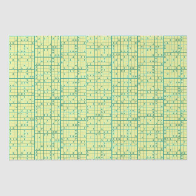 Papier Mousseline Sudoku (Recto)