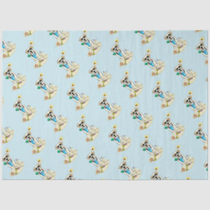 Papier Mousseline Summer Beach Yellow Labrador Retriever - Mignonne 