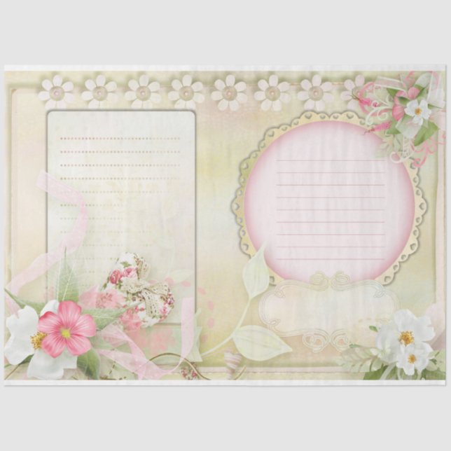 Papier Mousseline Summer Dreams Design Series 7 (Recto)