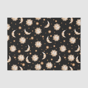 Papier Mousseline Sun et noir de lune