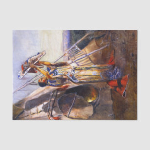 Papier Mousseline "Sun Worshiping in Montana" de Charles Russell