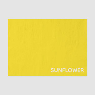 Papier Mousseline Sunflower jaune Nom de la couleur
