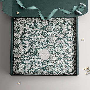 Papier Mousseline Sunflowers William Morris Vintage violet Floral