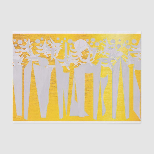 PAPIER MOUSSELINE SUNS! SUNSHINE! HOLIDAYS IN CENTRAL PARK! :) (Recto)