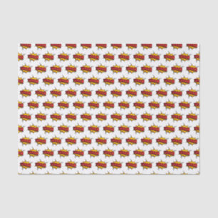 Papier Mousseline Super Héros Senior White