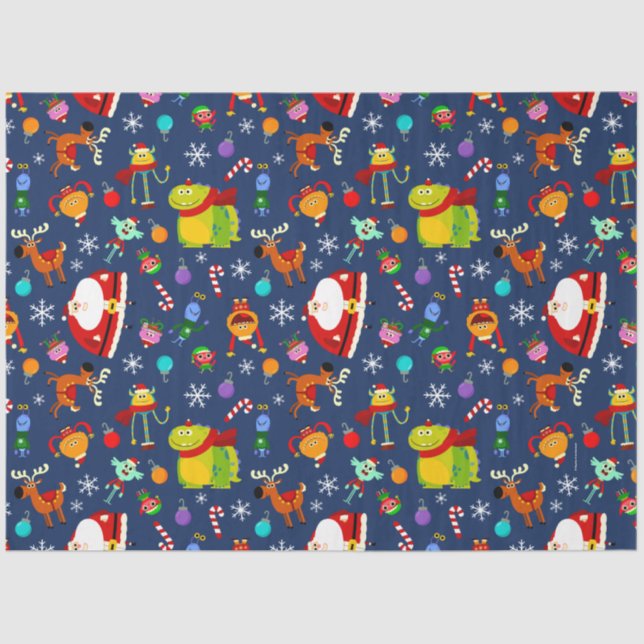 Papier Mousseline Super Simple Noodle et Pals Holiday (Recto)