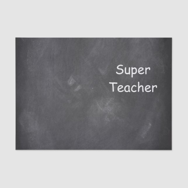Papier Mousseline Super Teacher Chalkboard (Recto)
