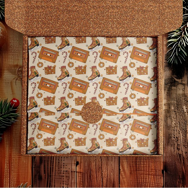 Papier Mousseline Superfloral Retro Christmas Joy (Créateur téléchargé)