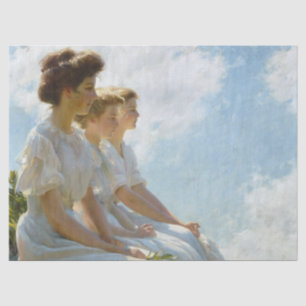 Papier Mousseline Sur les hauteurs par Charles Courtney Curran