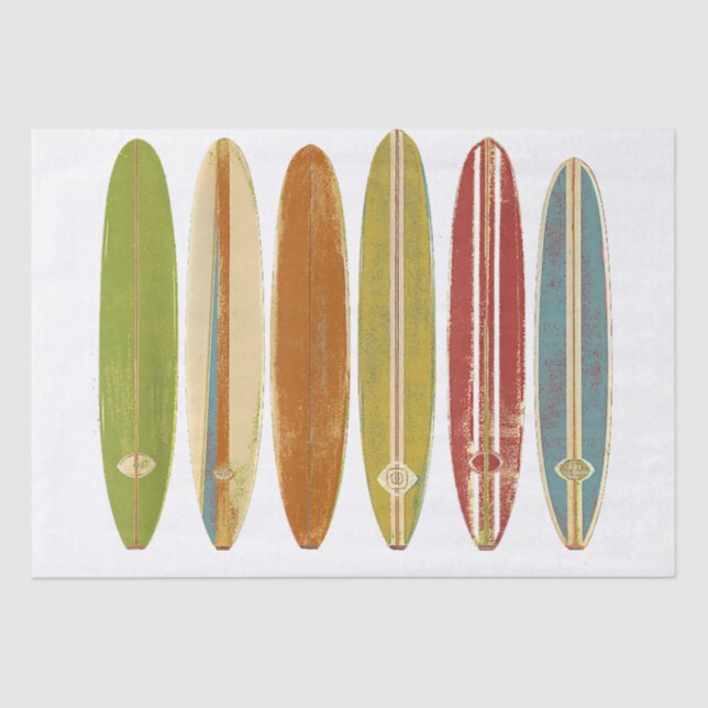 Papier Mousseline Surf de Longboard (Recto)