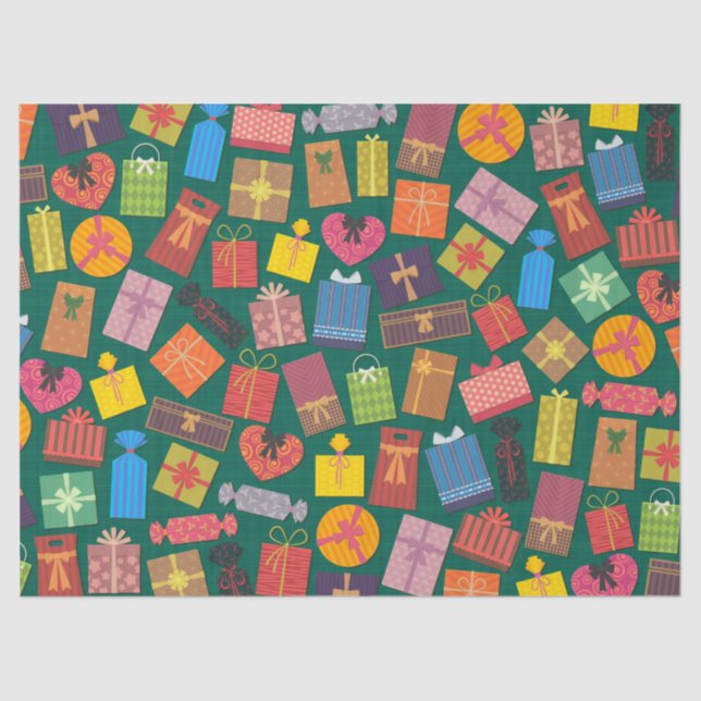 Papier Mousseline surprise présente papier de tissu (Recto)