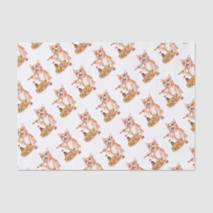 Papier Mousseline Sushi Cat