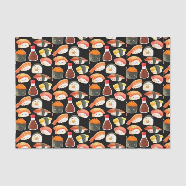 Papier Mousseline Sushi Mignon (Recto)