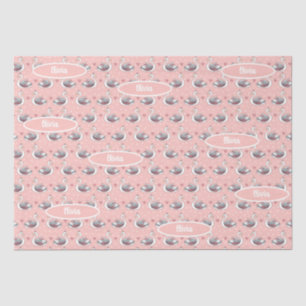 Papier Mousseline Sweet Baby Girl Swan Princess Blush Pink Ajouter u
