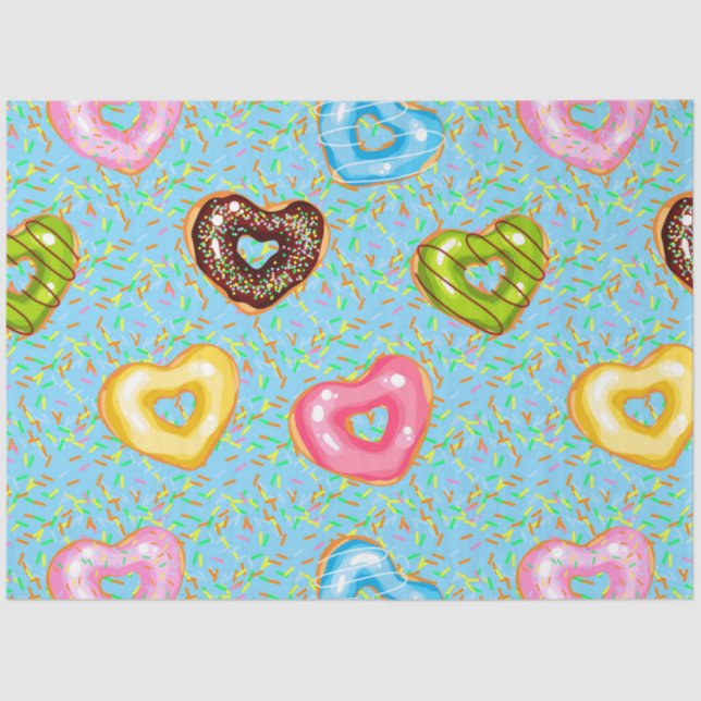 Papier Mousseline Sweet & Bright Donuts Series Design 6 (Recto)