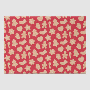 Papier Mousseline Sweet Christmas Gingerbread Motif de cookies