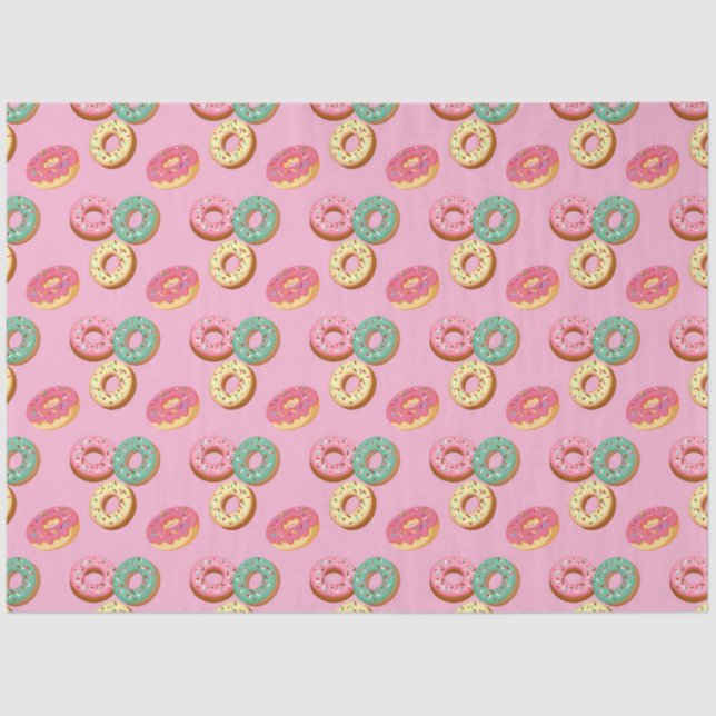 Papier Mousseline Sweet Donuts Series Design 7 (Recto)