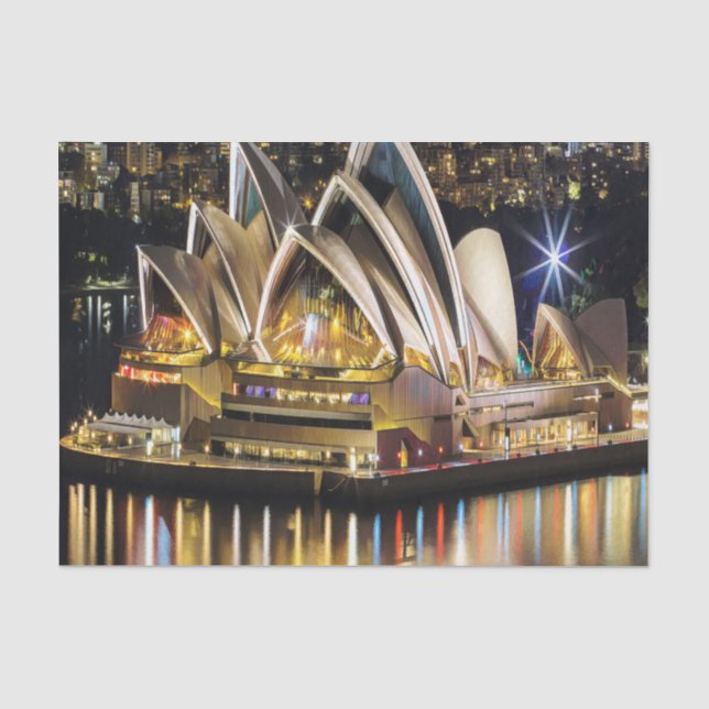 Papier Mousseline Sydney - OPÉRA HOUSE - vue (Recto)