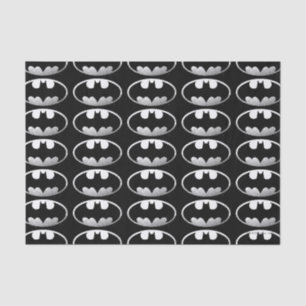 Papier Mousseline Symbole Batman   Logo Grainy
