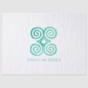 Papier Mousseline Symbole d'Andika pour l'humilité Dweni Ni Mmen