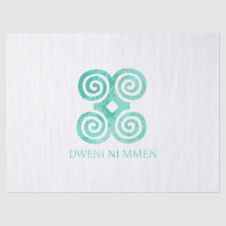 Papier Mousseline Symbole d'Andika pour l'humilité Dweni Ni Mmen