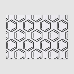 PAPIER MOUSSELINE SYMBOLE D'ANNEAU BENZENE