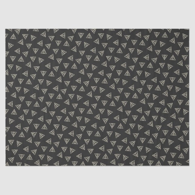 Papier Mousseline Symbole de baguette du cercle triangle gris-jaune  (Recto)