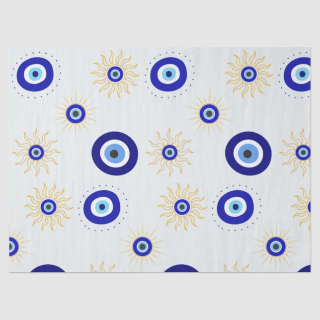 Papier Mousseline Symbole de l'œil maléfique (Recto)