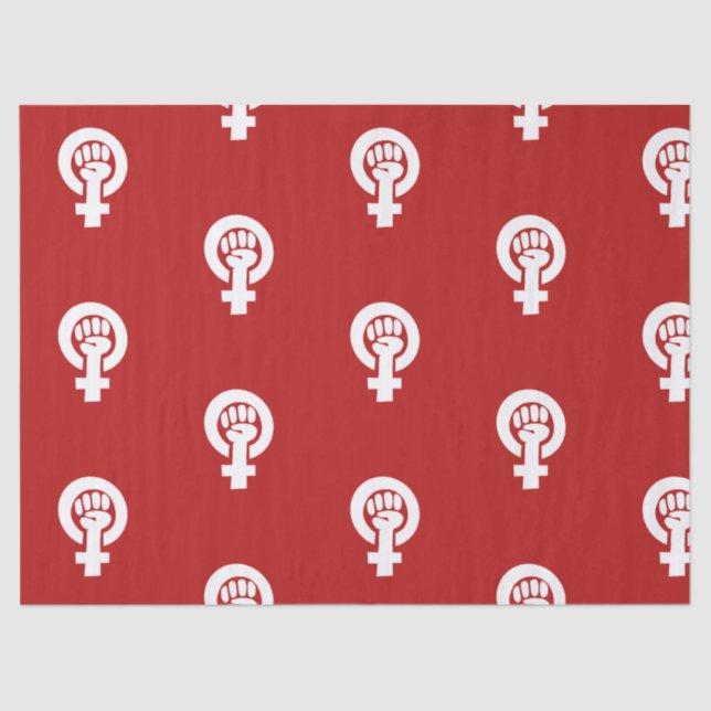 Papier Mousseline Symbole féministe (Recto)