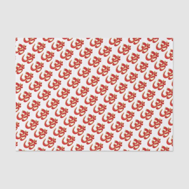 Papier Mousseline Symbole Om (Recto)