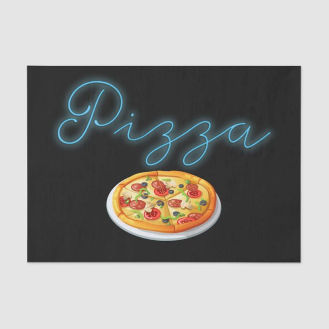 Papier Mousseline SYMBOLE Pizza Neon (Recto)