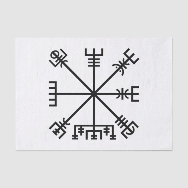 PAPIER MOUSSELINE SYMBOLE VIKING DE VÉVISE (Recto)