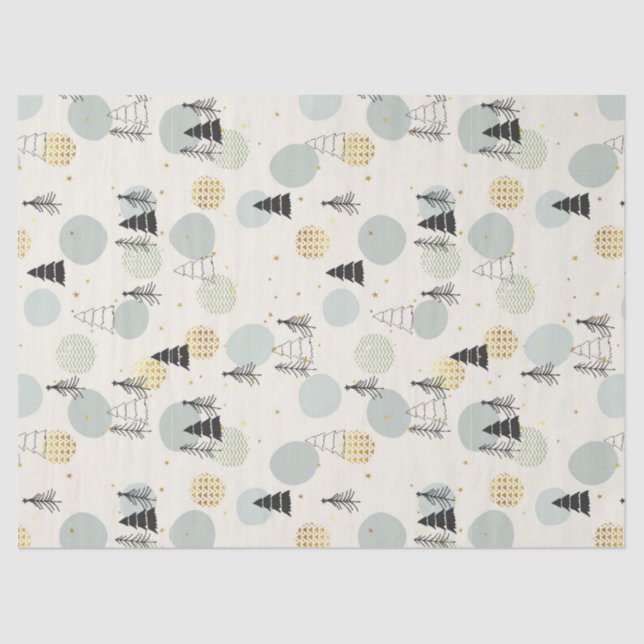 Papier Mousseline Symboles de Noël faits main Motif (Recto)