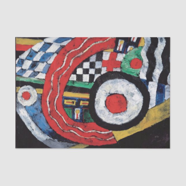 Papier Mousseline Tableau no 46 de Marsden Hartley (Recto)