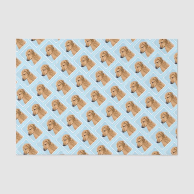 Papier Mousseline Tableau Rhodesian Ridgeback - Art Chien original (Recto)