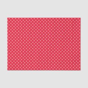 Papier Mousseline Taches de rousseur rouges et roses