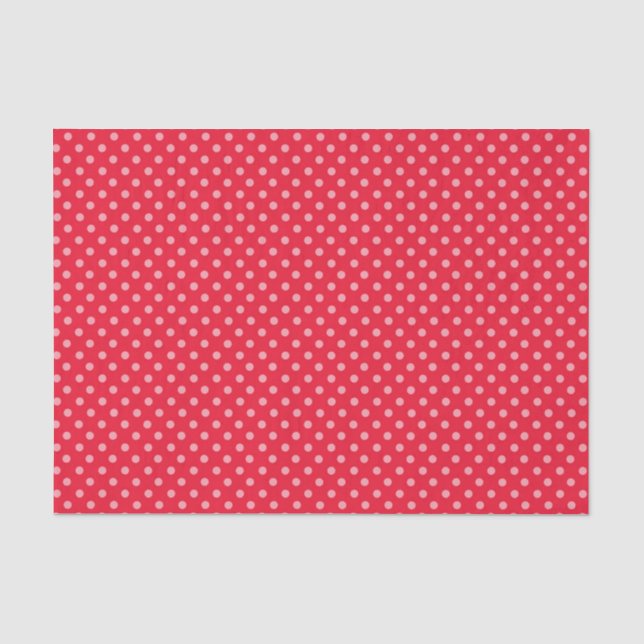 Papier Mousseline Taches de rousseur rouges et roses (Recto)