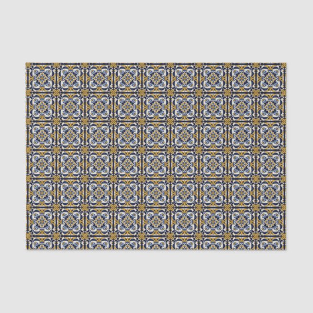 Papier Mousseline Talavera Carrelage Cinco (Recto)