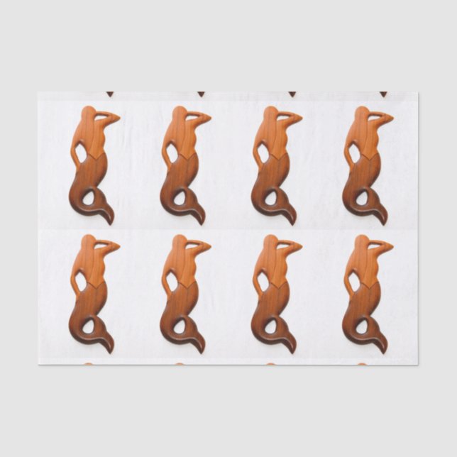 Papier Mousseline tan lookout mermaids (Recto)
