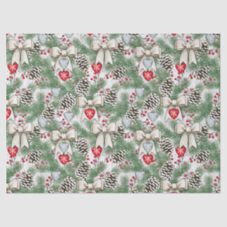 Papier Mousseline Tannenzaphes et mailles