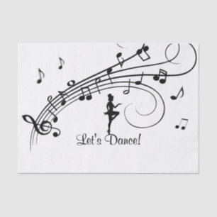 Papier Mousseline Tap Danse rose