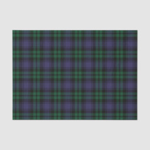 Papier Mousseline Tartan Black Watch, Plaid