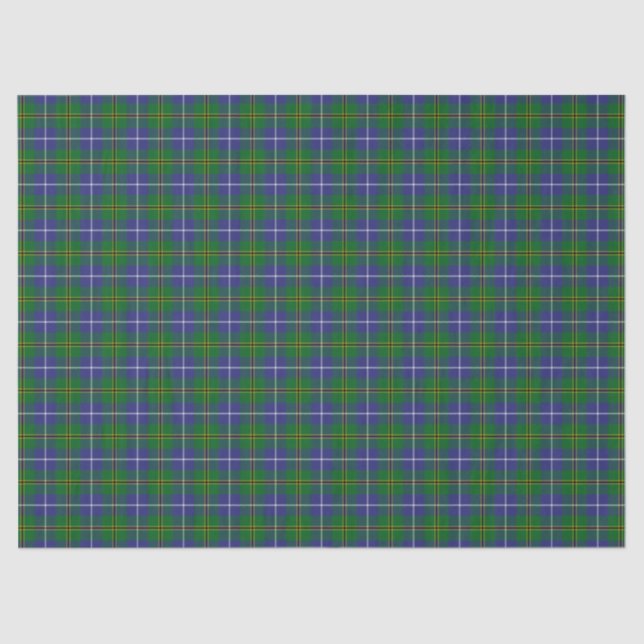 Papier Mousseline Tartan de chasse de Turnbull (Recto)