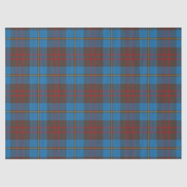 Papier Mousseline Tartan de clan de chasse de Cameron (Recto)
