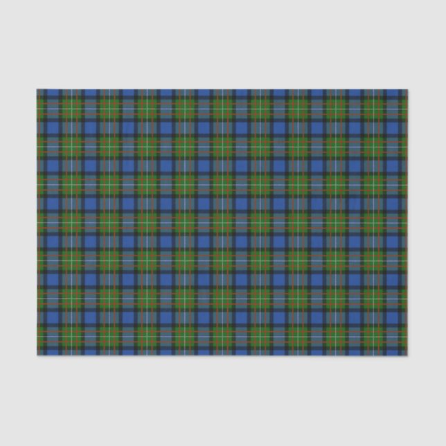 Papier Mousseline Tartan de Fergusson de clan (Recto)